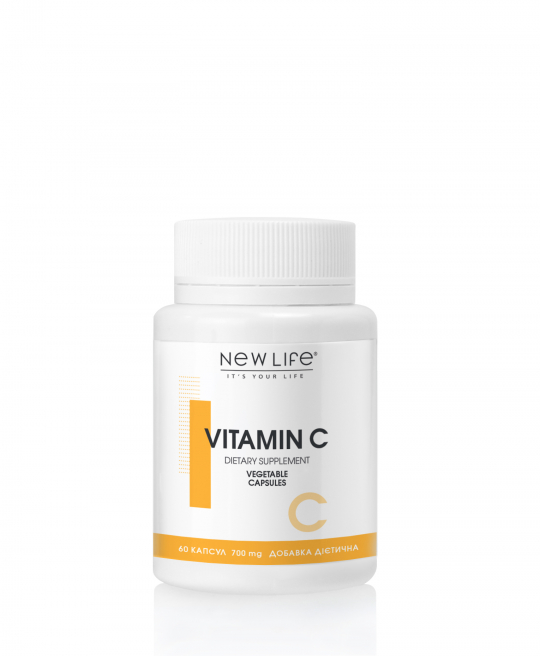 VITAMIN C | ВІТАМІН С | 60 РОСЛИННИХ КАПСУЛ У БАНОЧЦІ